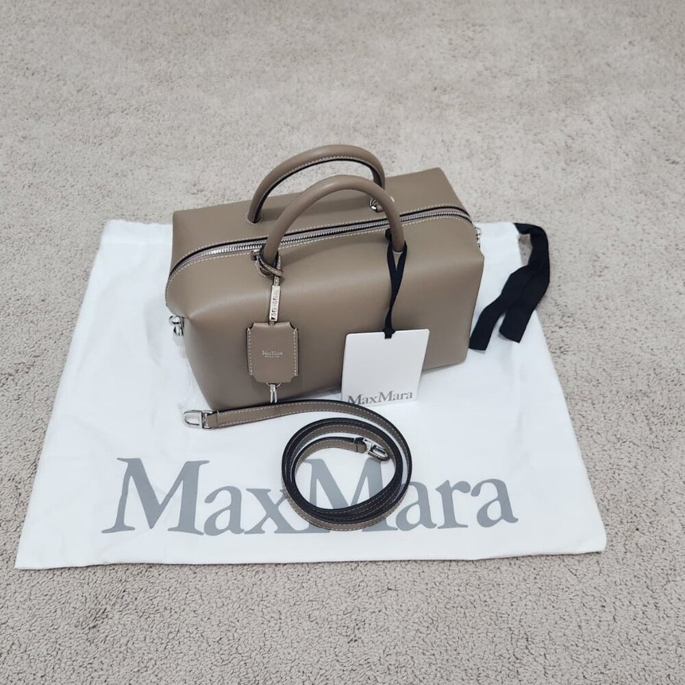 Max Mara Medium natural leather bowler bag - Picture 6 of 16